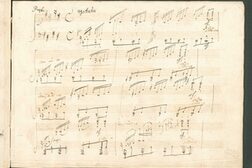 Die Originalnoten der Mondscheinsonate Ludwig van Beethovens