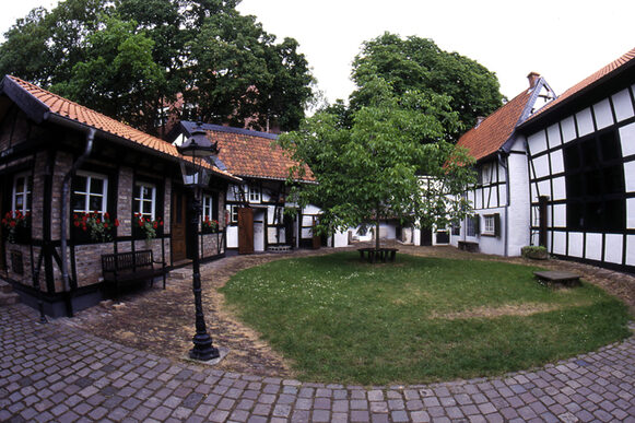 Innenhof des Heimatmuseums Beuel