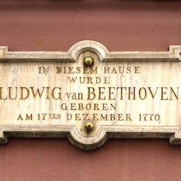 Gedenktafel am Beethoven-Haus in der Bonngasse