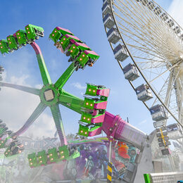 Riesenrad auf Pützchens Markt