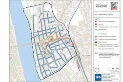 Abgrenzung Untersuchungsgebiet und Bewirtschaftung im Bestand.