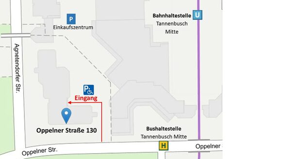 Karte zur Beratungsstelle