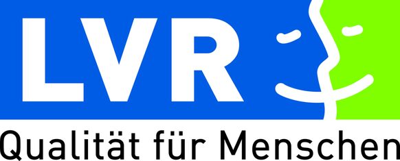 Das Logo des Landschaftsverbands Rheinland mit dem Schriftzug Qualität für Menschen