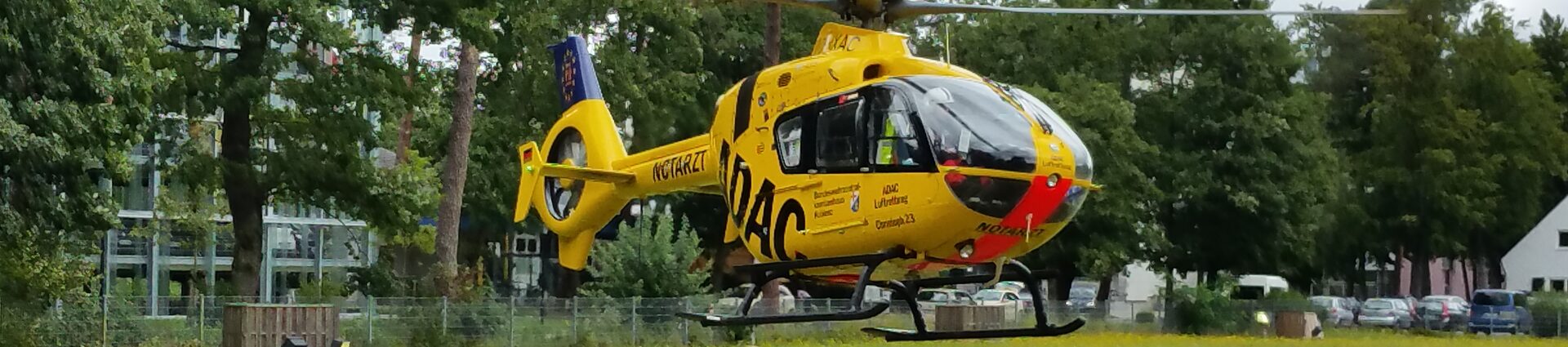 Rettungshubschrauber des ADAC