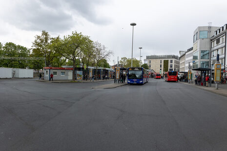 Der Zentrale Omnibusbahnhof im Frühjahr 2024