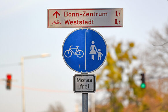 Kombinierter Geh- und Radweg